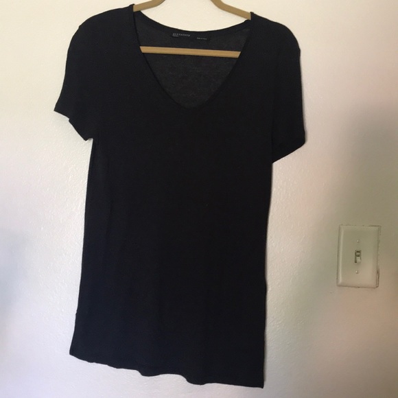 All Saints | Tops | All Saints V Neck Black Tshirt Sz Small | Poshmark